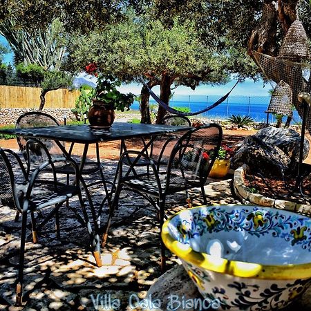 Villa Cala Bianca Castellammare del Golfo Kültér fotó