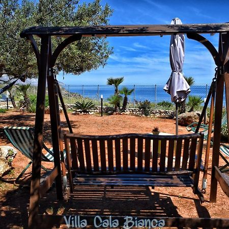 Villa Cala Bianca Castellammare del Golfo Kültér fotó