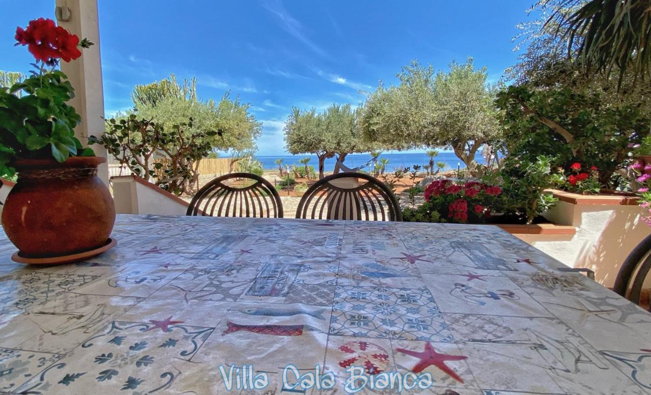 Villa Cala Bianca Castellammare del Golfo Kültér fotó