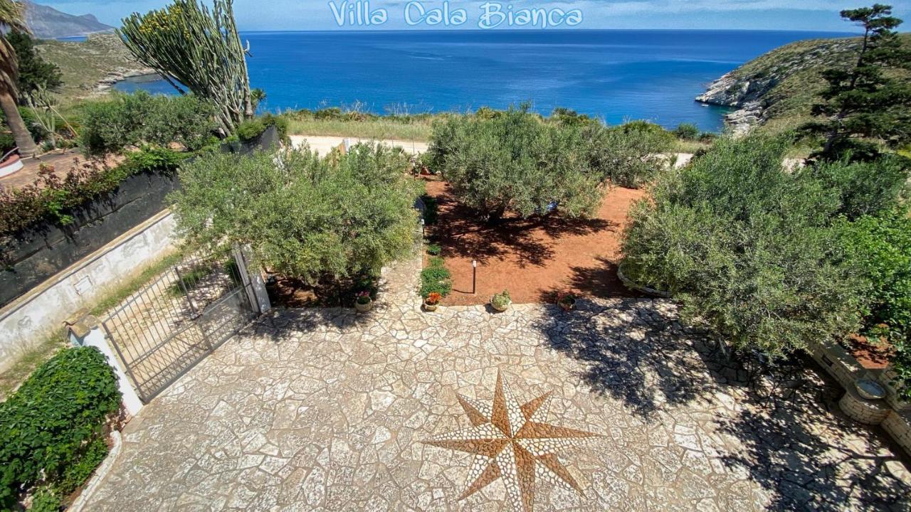 Villa Cala Bianca Castellammare del Golfo Kültér fotó