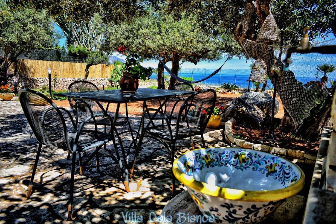 Villa Cala Bianca Castellammare del Golfo Kültér fotó