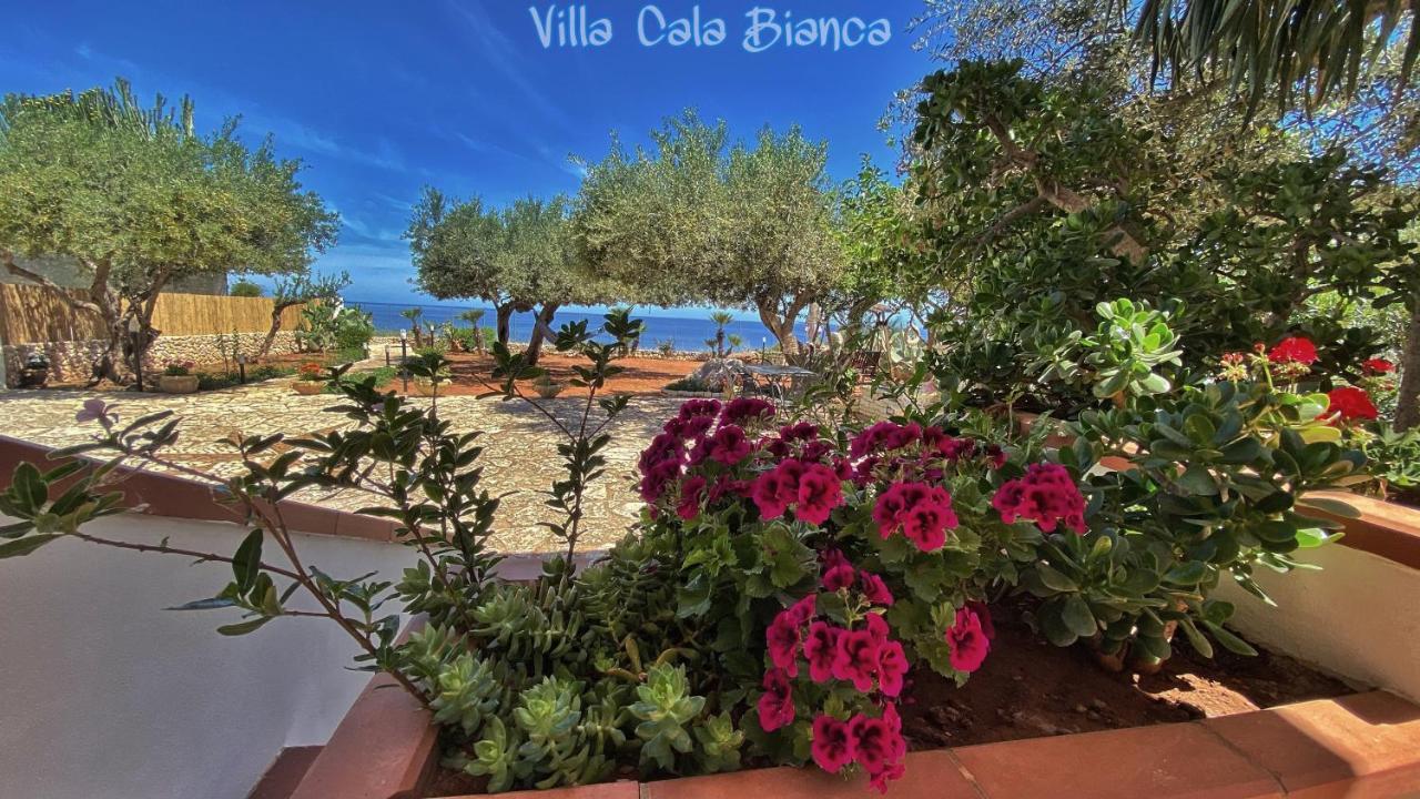 Villa Cala Bianca Castellammare del Golfo Kültér fotó