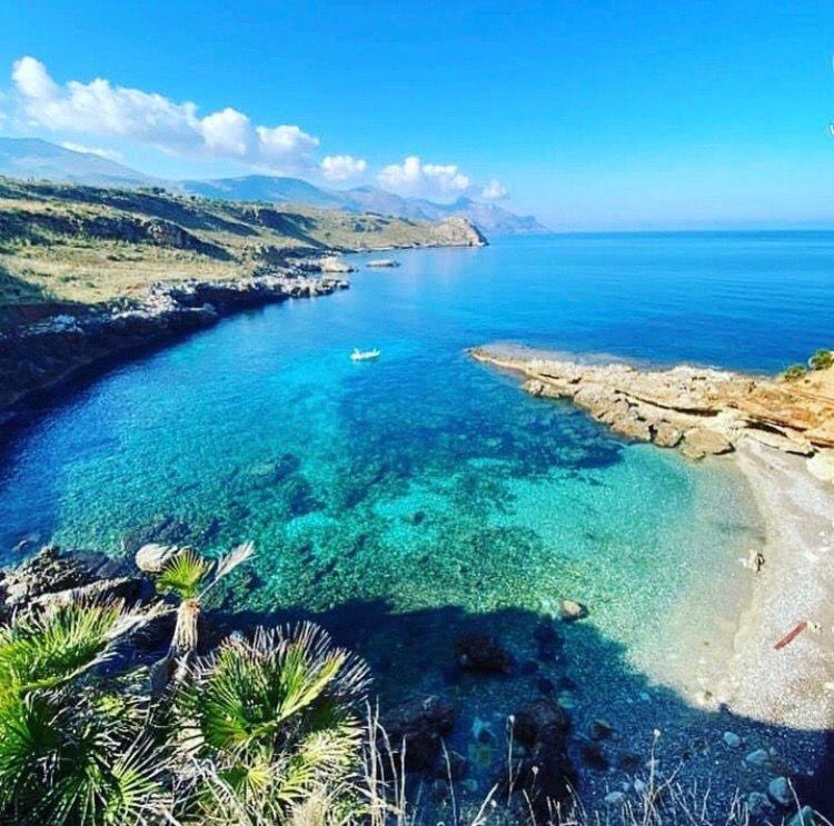 Villa Cala Bianca Castellammare del Golfo Kültér fotó